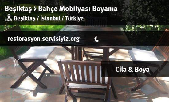 Beşiktaş Bahçe Mobilyası Boyama