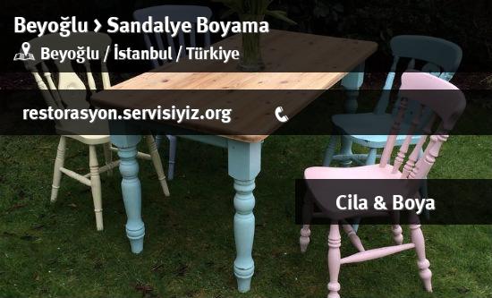 Beyoğlu Sandalye Boyama