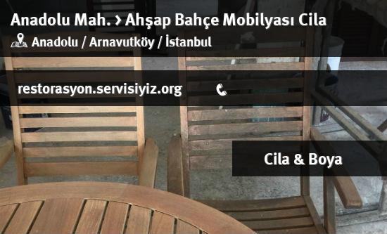 Anadolu Ahşap Bahçe Mobilyası Cila İletişim