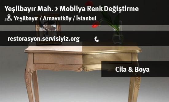 Yeşilbayır Mobilya Renk Değiştirme İletişim