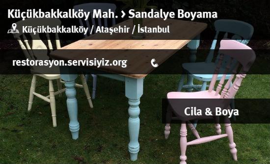 Küçükbakkalköy Sandalye Boyama İletişim