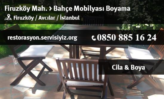 Firuzköy Bahçe Mobilyası Boyama İletişim