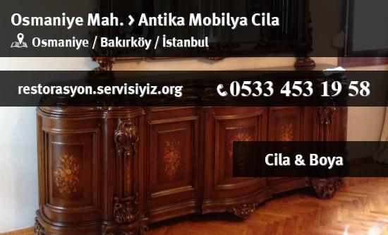 Osmaniye Antika Mobilya Cila İletişim