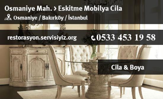 Osmaniye Eskitme Mobilya Cila İletişim