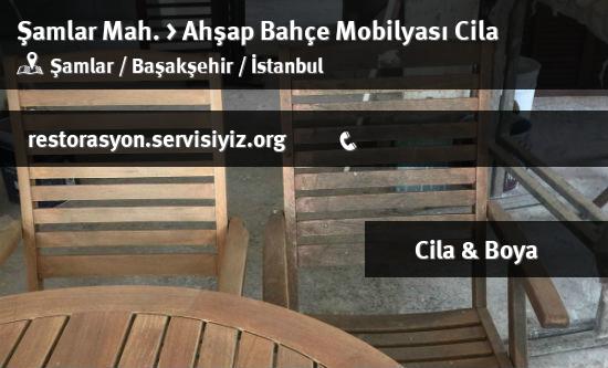 Şamlar Ahşap Bahçe Mobilyası Cila İletişim