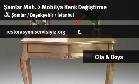 Şamlar Mobilya Renk Değiştirme İletişim