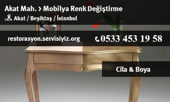 Akat Mobilya Renk Değiştirme İletişim