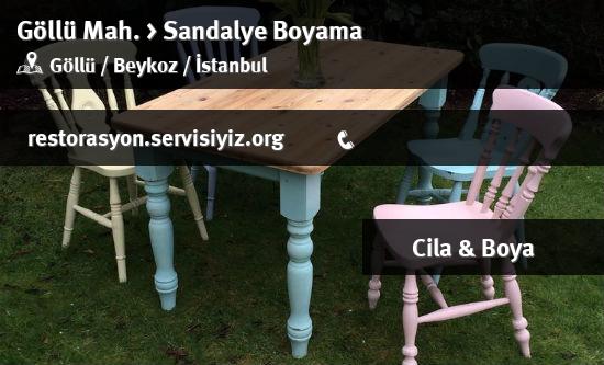 Göllü Sandalye Boyama İletişim