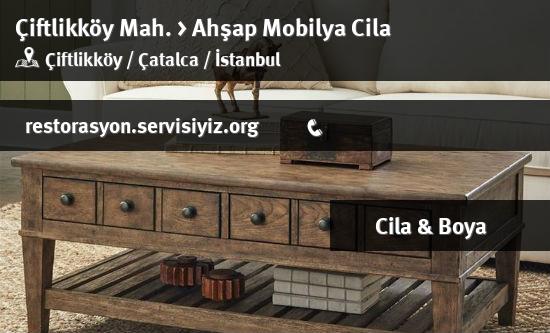 Çiftlikköy Ahşap Mobilya Cila İletişim
