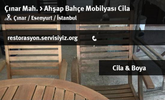 Çınar Ahşap Bahçe Mobilyası Cila İletişim