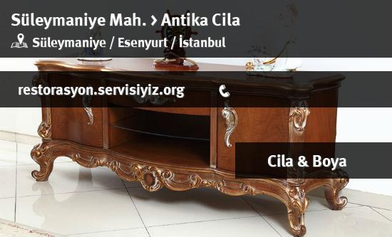 Süleymaniye Antika Cila İletişim