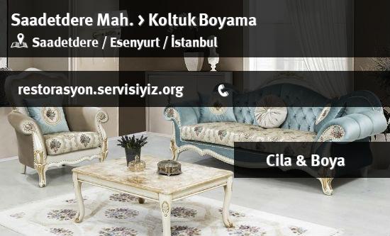 Saadetdere Koltuk Boyama İletişim