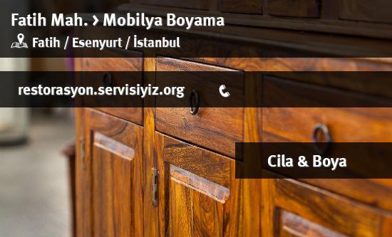 Fatih Mobilya Boyama İletişim