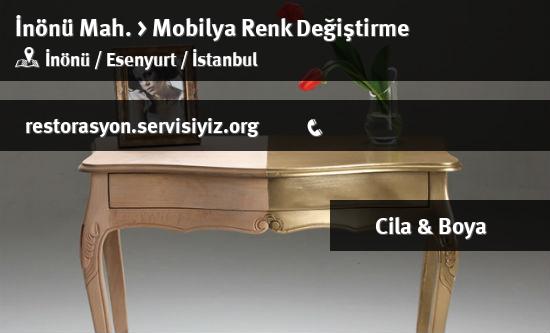 İnönü Mobilya Renk Değiştirme İletişim