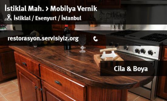 İstiklal Mobilya Vernik İletişim