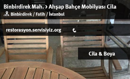 Binbirdirek Ahşap Bahçe Mobilyası Cila İletişim