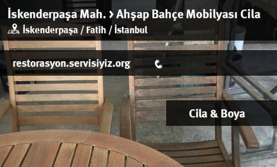 İskenderpaşa Ahşap Bahçe Mobilyası Cila İletişim