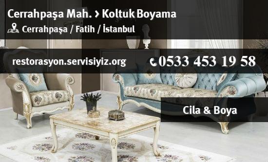Cerrahpaşa Koltuk Boyama İletişim