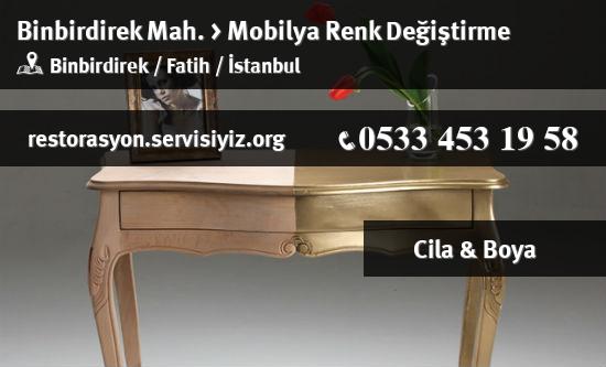 Binbirdirek Mobilya Renk Değiştirme İletişim