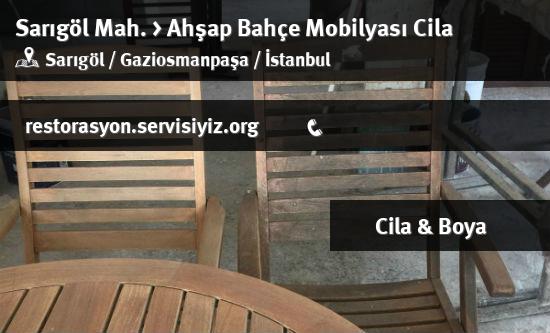 Sarıgöl Ahşap Bahçe Mobilyası Cila İletişim