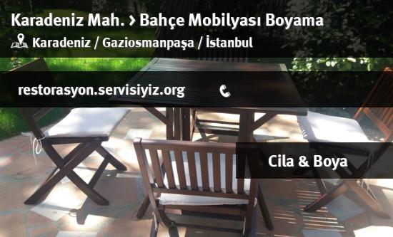 Karadeniz Bahçe Mobilyası Boyama İletişim