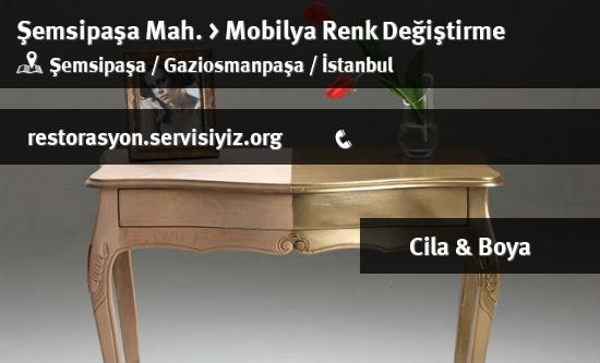 Şemsipaşa Mobilya Renk Değiştirme İletişim