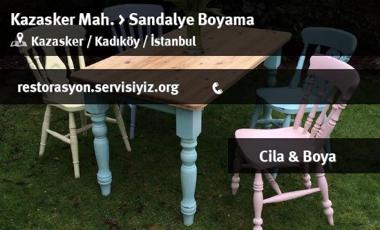 Kazasker Sandalye Boyama İletişim