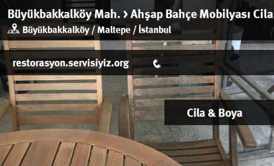 Büyükbakkalköy Ahşap Bahçe Mobilyası Cila İletişim