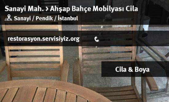 Sanayi Ahşap Bahçe Mobilyası Cila İletişim