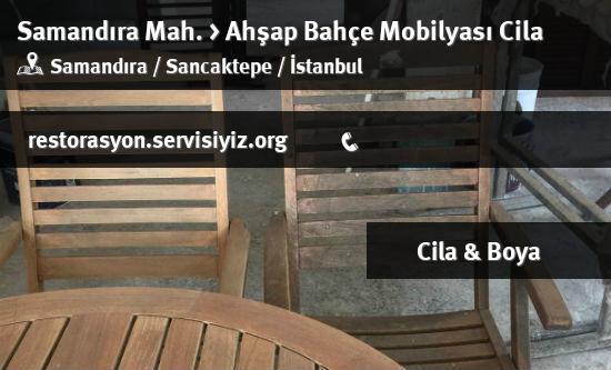 Samandıra Ahşap Bahçe Mobilyası Cila İletişim