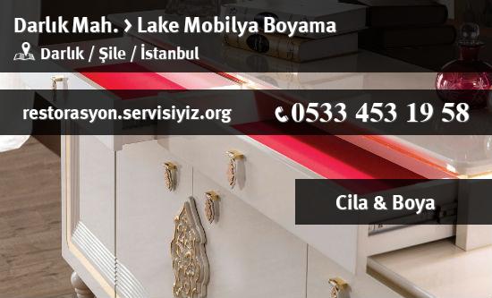 Darlık Lake Mobilya Boyama İletişim