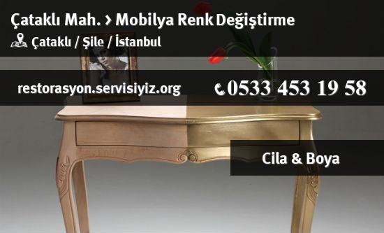 Çataklı Mobilya Renk Değiştirme İletişim