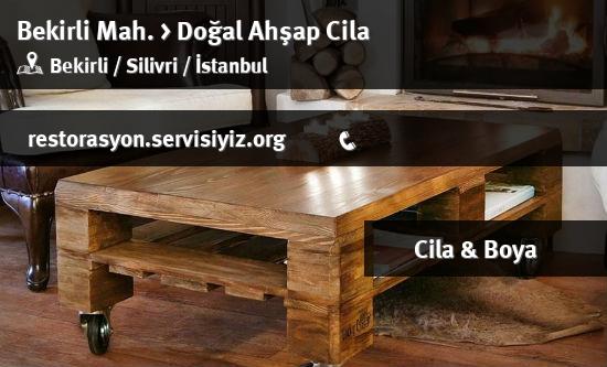 Bekirli Doğal Ahşap Cila İletişim