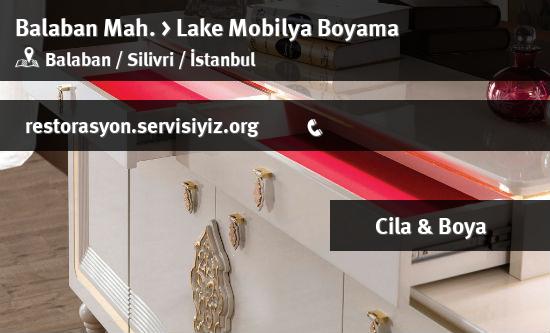 Balaban Lake Mobilya Boyama İletişim
