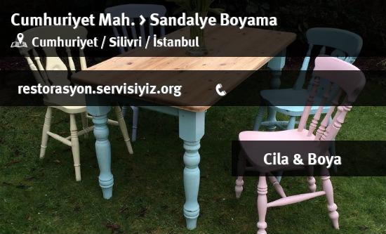 Cumhuriyet Sandalye Boyama İletişim