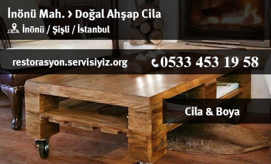 İnönü Doğal Ahşap Cila İletişim