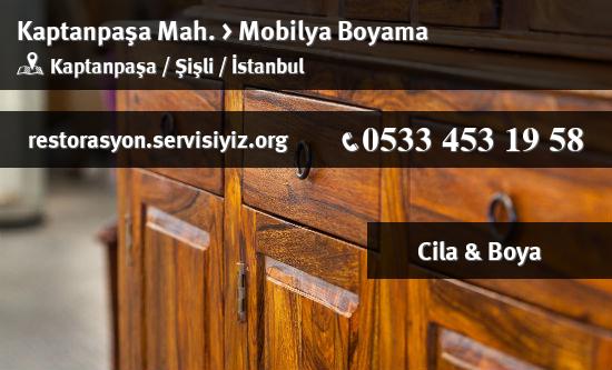 Kaptanpaşa Mobilya Boyama İletişim