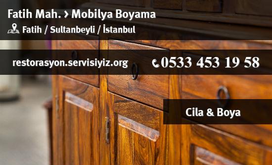 Fatih Mobilya Boyama İletişim