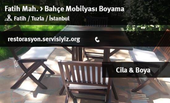 Fatih Bahçe Mobilyası Boyama İletişim