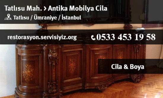 Tatlısu Antika Mobilya Cila İletişim