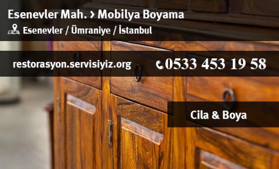 Esenevler Mobilya Boyama İletişim