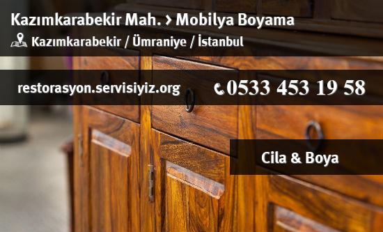 Kazımkarabekir Mobilya Boyama İletişim