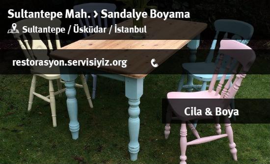 Sultantepe Sandalye Boyama İletişim
