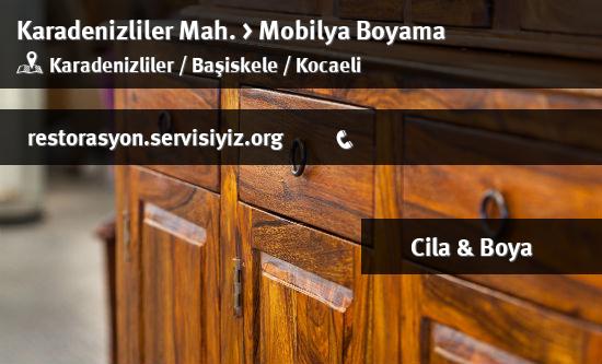 Karadenizliler Mobilya Boyama İletişim