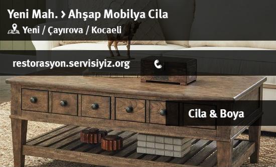 Yeni Ahşap Mobilya Cila İletişim