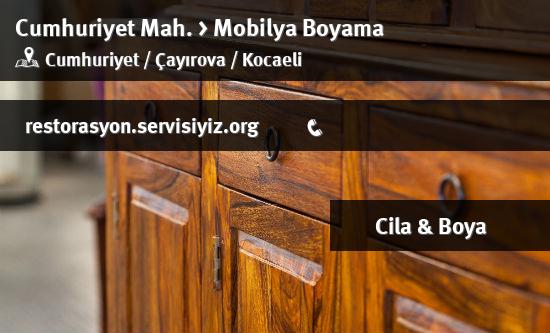 Cumhuriyet Mobilya Boyama İletişim