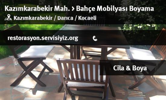 Kazımkarabekir Bahçe Mobilyası Boyama İletişim