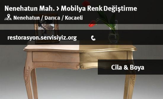 Nenehatun Mobilya Renk Değiştirme İletişim