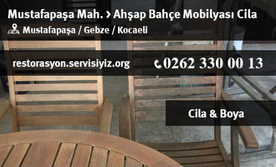 Mustafapaşa Ahşap Bahçe Mobilyası Cila İletişim