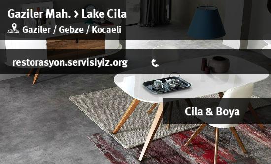 Gaziler Lake Cila İletişim